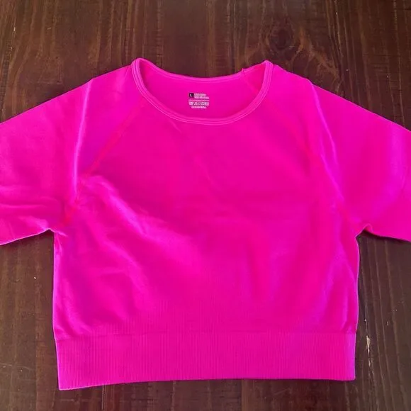 Hot Pink Large Activewear Set Seamless leggings - Picture 3 of 3